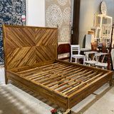 West Elm Alexa Reclaimed Wood King Bed BEDS 80w86d64h