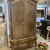 French Provincial Fruitwood Armoire FURNITURE 42w21d80h