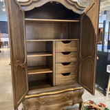 French Provincial Fruitwood Armoire FURNITURE 42w21d80h
