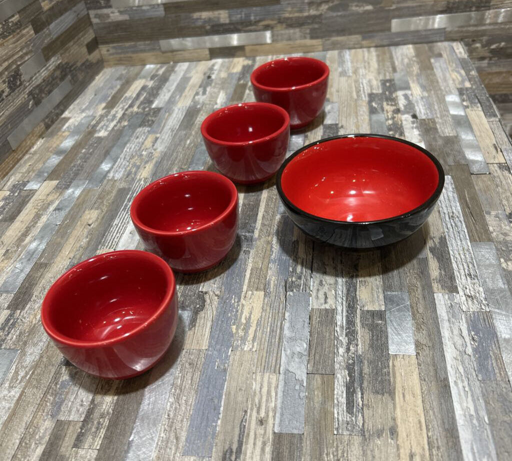 5pc Set Imitation Bowls ACCESSORIES 4d2h