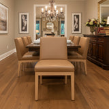 Casterly Elliot Leather DINING CHAIRS Caramel/Fawn 20w26d