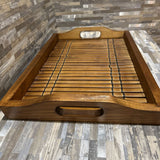 Slatted Bamboo Serving Tray ACCESSORIES 20w13d2h