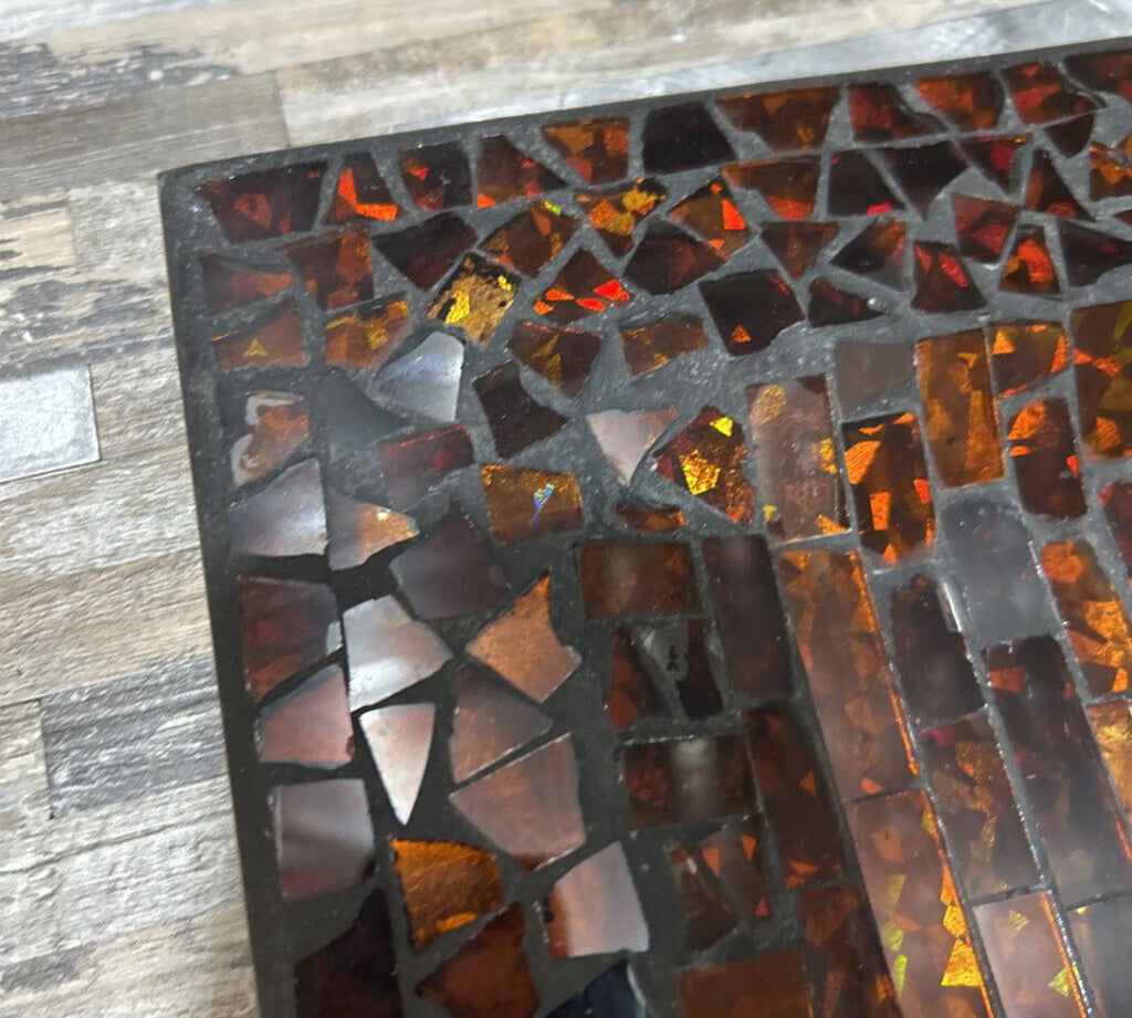 Mosaic Stained Glass Tray ACCESSORIES 14w9d1h