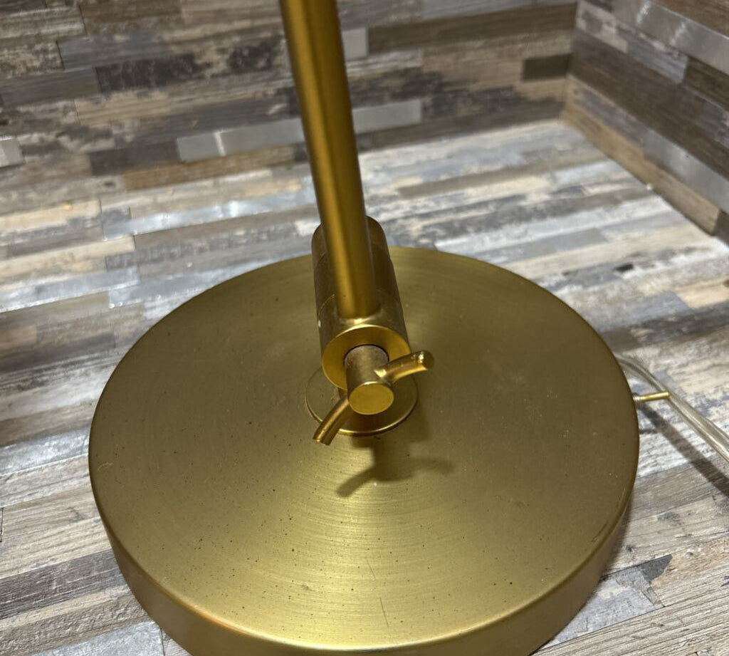 Modern Brass Swing Arm TABLE LAMP 7d21h