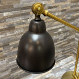 Modern Brass Swing Arm TABLE LAMP 7d21h