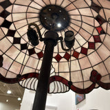Traditional Tiffany Style FLOOR LAMP 20d68h