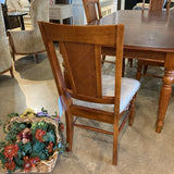 Cherry Finish Upholstered Seat DINING CHAIRS 20Wx19Dx40H