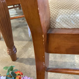 Cherry Finish Upholstered Seat - Captain DINING CHAIRS 23Wx19Dx40H