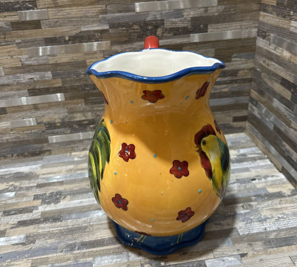 Susan Winget Rooster Pitcher ACCESSORIES 6d10h