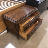 Hickory French Provincial Louis XV Carved Walnut 2-Drawer DRESSERS/CHESTS 38w20d24h