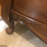 Hickory French Provincial Louis XV Carved Walnut 2-Drawer DRESSERS/CHESTS 38w20d24h
