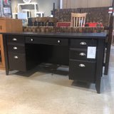 Wood Executive 5-Drawer DESKS 65w29d31h