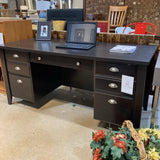 Wood Executive 5-Drawer DESKS 65w29d31h