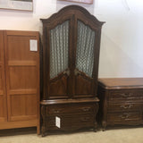 Hickory French Provincial Wood Armoire FURNITURE 38w20d79h