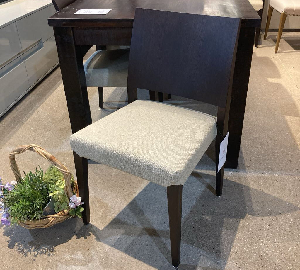 Calligaris Asia Chair DINING CHAIRS Vintage Dark Oak 18.5w17d32h