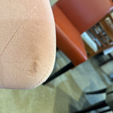 MCM Upholstered Side Chair DINING CHAIRS Pink/Gold 28w18d28h