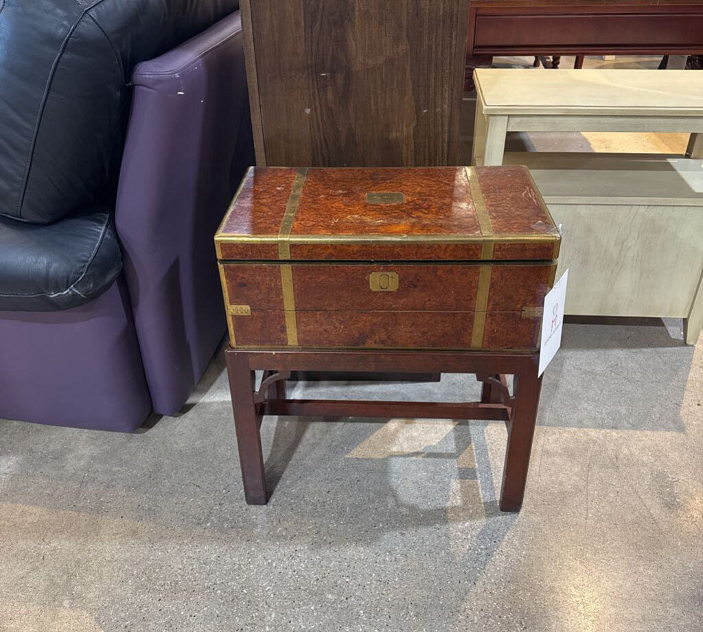 Antique Mahogany Portable Writing Desk FURNITURE 21w12d23h