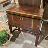 Antique Mahogany Portable Writing Desk FURNITURE 21w12d23h