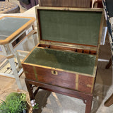 Antique Mahogany Portable Writing Desk FURNITURE 21w12d23h