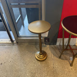 Langford Pedestal SIDE TABLE Gold 10d22h