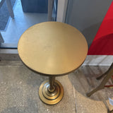Langford Pedestal SIDE TABLE Gold 10d22h