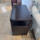 Lark 2-Drawer NIGHTSTAND Black/Silver 28w17d26h