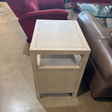 Celine 2-Drawer NIGHTSTAND Light Ash/Gold 21w17d27h