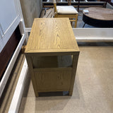 Celine 2-Drawer NIGHTSTAND Taupe/Gold 28w17d27h