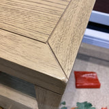 Celine 2-Drawer NIGHTSTAND Taupe/Gold 28w17d27h