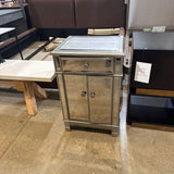 Pier 1 Hayworth Mirrored 1-Drawer CABINET 19w16d29.5h