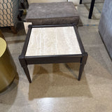 Italian Marble Top END/SIDE TABLE 22w22d15h