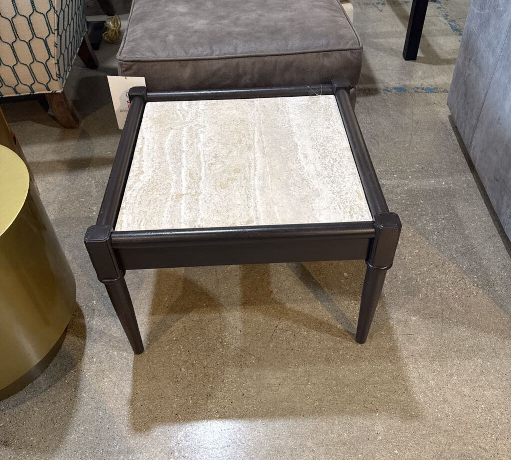 Italian Marble Top END/SIDE TABLE 22w22d15h
