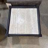 Italian Marble Top END/SIDE TABLE 22w22d15h
