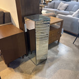 Tall Mirrored Plant Stand FURNITURE 12w12d35h