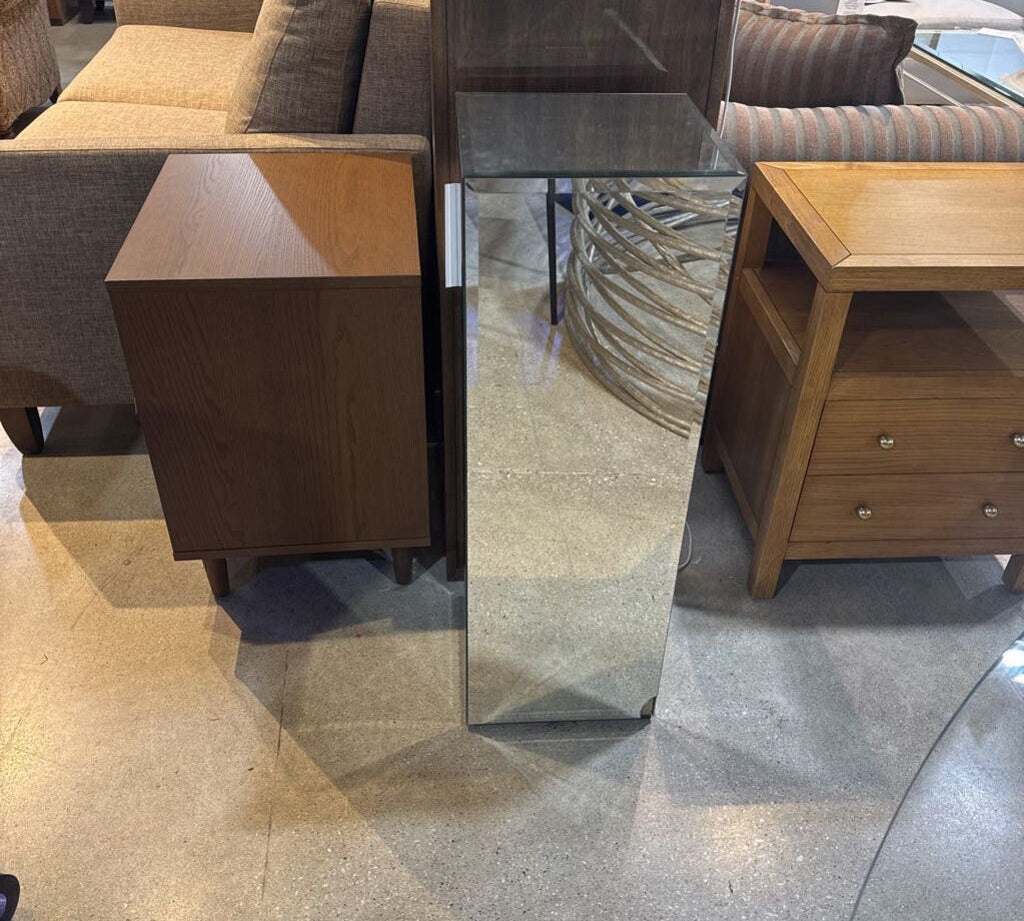 Tall Mirrored Plant Stand FURNITURE 12w12d35h