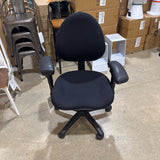 Ergonomic Adjustable Task Chair OFFICE CHAIRS Black 27w24d41h