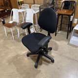 Ergonomic Adjustable Task Chair OFFICE CHAIRS Black 27w24d41h