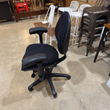 Ergonomic Adjustable Task Chair OFFICE CHAIRS Black 27w24d41h