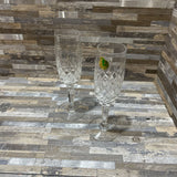 Waterford 2pc Set Crystal Champagne Glasses ACCESSORIES 2.5d7.5h
