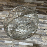 Nachtmann Etched Crystal Basket ACCESSORIES 8w6d7.5h