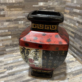 Chinese Calligraphic Vase ACCESSORIES 7.5w7.5d12h