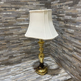 Traditional Polished Brass TABLE LAMP 12w9d25h