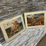 2pc Set Renaissance Framed Prints ART WORK 19x15