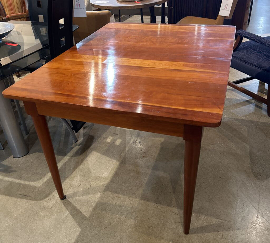 Danish Teak w/ Two 12" Leaves DINING TABLE 50w38d30h