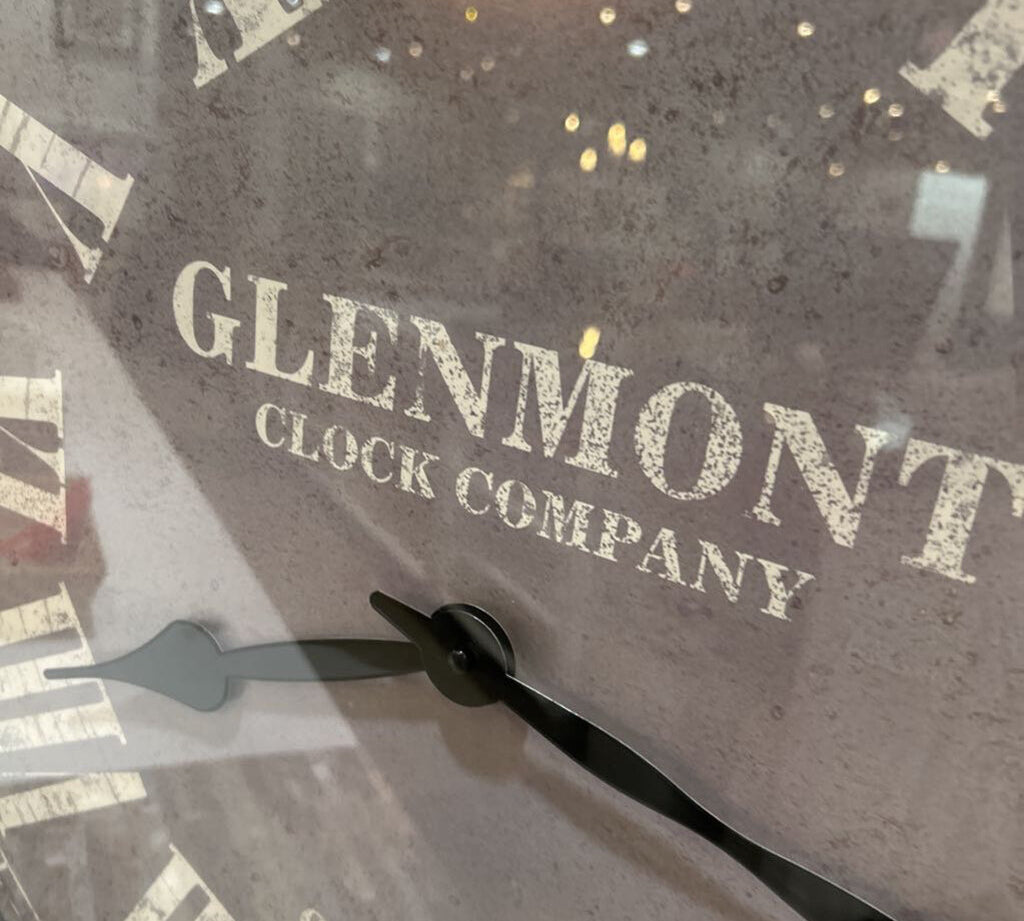 Glenmont Distressed Wall Clock ACCESSORIES 30d