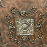 Distressed Metal Wall Panel ART WORK 24x28