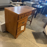 Ethan Allen Walnut 4-Drawer Writing Desk DESKS 40w18d30h