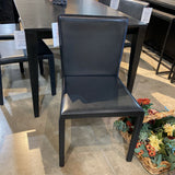 Maria Yee Inc. Upholstered Leather DINING CHAIRS Black 19w19d33h
