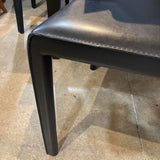 Maria Yee Inc. Upholstered Leather DINING CHAIRS Black 19w19d33h