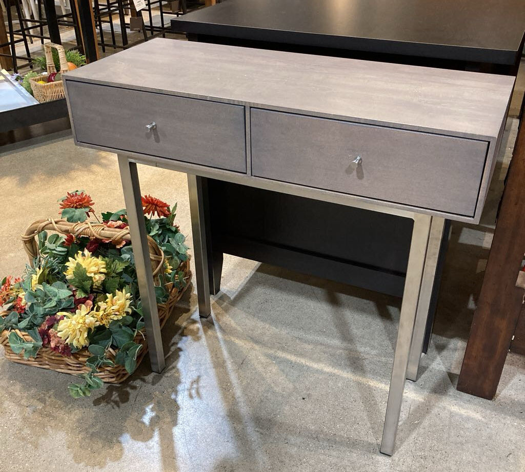 Hudson 2-Drawer CONSOLE TABLE Maple 30w13d29h